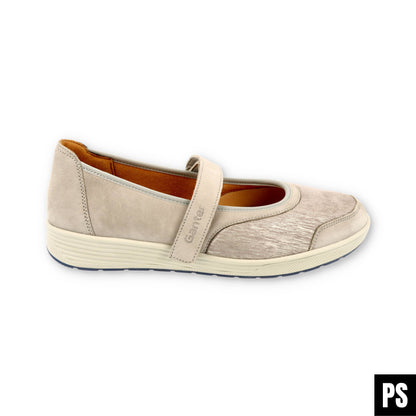 Ganter Damenschuh Sensitiv Stretch Ballerina lightgrey Kathrin