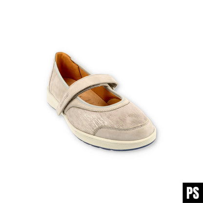 Ganter Damenschuh Sensitiv Stretch Ballerina lightgrey Kathrin
