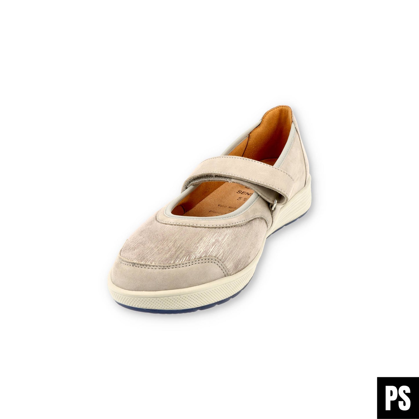 Ganter Damenschuh Sensitiv Stretch Ballerina lightgrey Kathrin