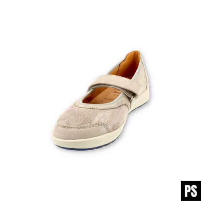 Ganter Damenschuh Sensitiv Stretch Ballerina lightgrey Kathrin
