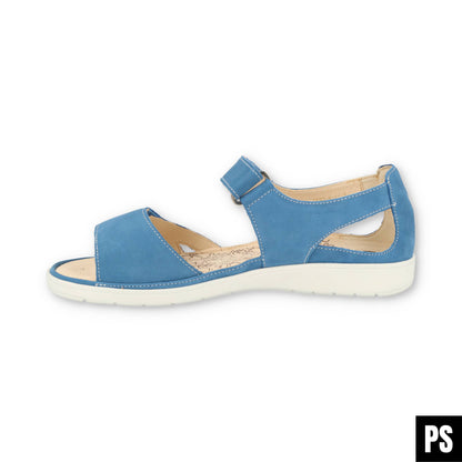 Ganter Gina pool blau Damen Sandalette Wechselfußbett