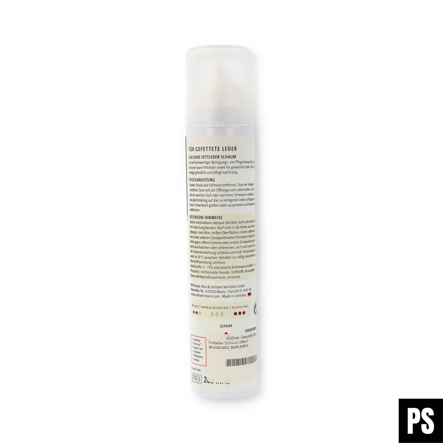 SOLITAIRE Fettleder Schaum 200ml