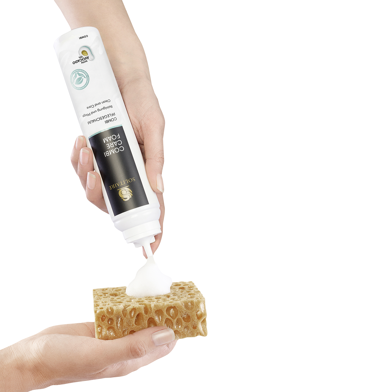 SOLITAIRE Combi Care Foam 200ml + gratis Schwamm
