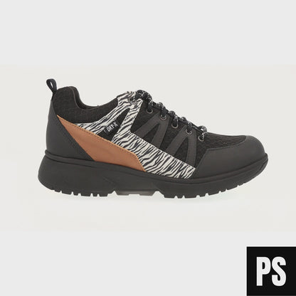 Xsensible Bodo black Hiking Walking Outdoor Weite H Damenschuh Gesunder Rücken Schuh