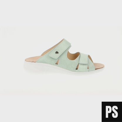 Finn Comfort Palau Poncho Mint Damen Pantolette