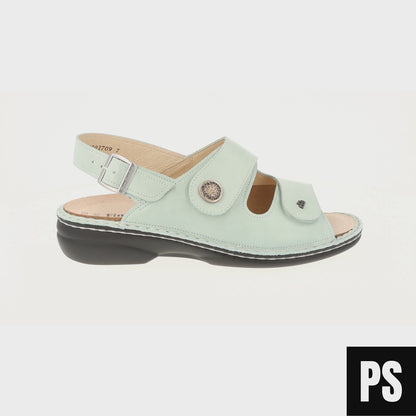 Finn Comfort Isera Stretch Mint Icegreen Damen Sandalette